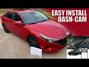 Hyundi Elantra Dash Cam install - FITCAMX DASH CAM - Direct Fit