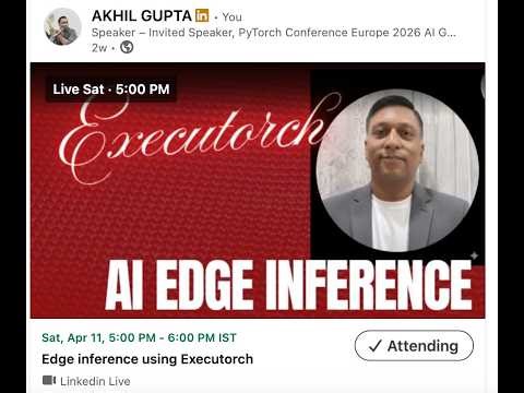 Executorch with AI Edge inference