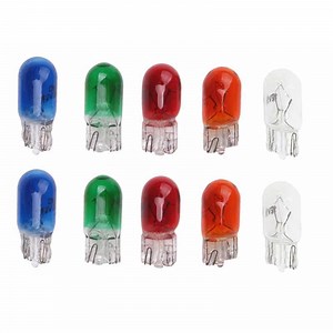 [Hot Item] Car T10 Bulb W5w 194 168 Wedges 12V 5W Signal Lamp 6000K White Instrument Light Reading Light Clearance Bulb