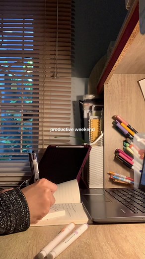 Productive Weekend Study Routine Vlog