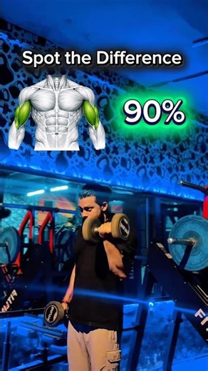 Stop Doing Dumbbell Bicep Curl Like This ❌ (Right vs Wrong Form) #bicepsworkout
