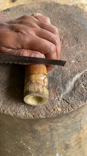 How to make old-fashioned toys from bamboo #diy | Ukiran Bambu