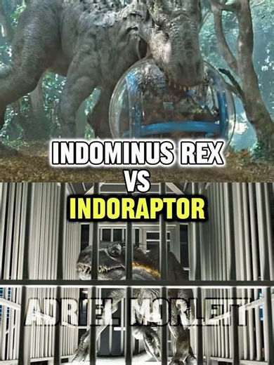 Indominus Rex vs Indoraptor #indominusrex #indoraptor