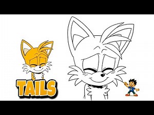 How To Draw TAILS #tailsthefox #sonicthehedgehog #drawing