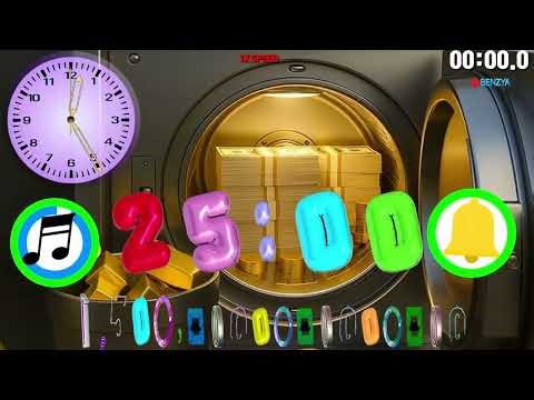 ĝõĺď,çõḭṉ,ḿõṉḛў 25:00~00:00 countdown timer alarm🔔