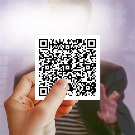 Sticker Rick Roll QR code, blague drôle de meme - Etsy France