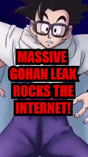 These #gohan leaks are MASSIVE #dragonball #dbz #dragonballz #dbza #anime #dragonballsuper #leaks #spoilers #spoiler