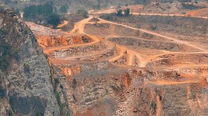 Quarries are used for mining and extracting natural resources such as stone, rock, sand, gravel, or clay. The materials extracted from a quarry are often used in construction, or other industrial.