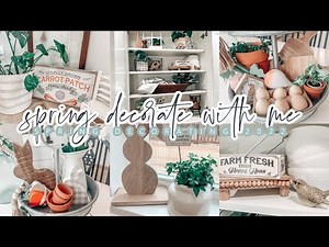 SPRING DECORATE WITH ME // 2022 FARMHOUSE DECORATING // COTTAGE STYLE // CHARLOTTE GROVE FARMHOUSE