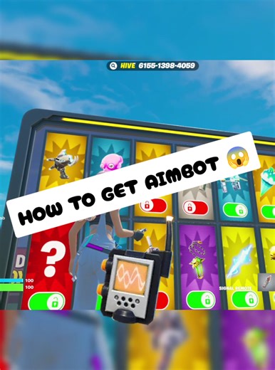 AIMBOT TUTORIAL IN 1V1 WITH EVERY GUN!! 😱😱 #1v1witheverygun #teamhive #fortnite #zyxbca #fyp