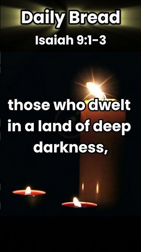 Advent Scripture Reading | Isaiah 9:1–3 ESV | #dailydevotion #dailyblessings
