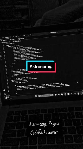 Astronomy. Project Completed 😍💻✨. Using Html,CSS-JavaScript