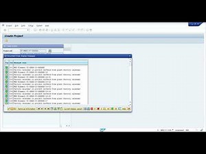 Tutorial SAP PTPN - CJ20N Create Project TBM