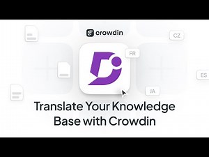 Document360 Localization | Translate Your Knowledge Base with Crowdin