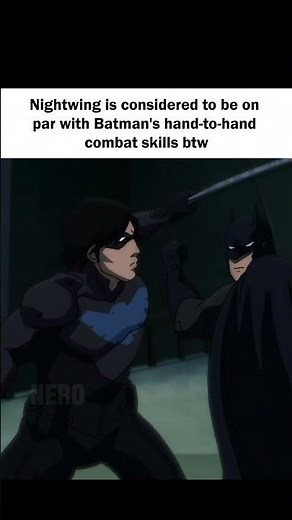 Batman kinda wiped the floor with Nightwing on this one gng 😭💔✌️