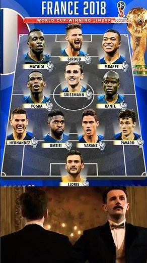 France 2018 WC Winning Lineup 🇫🇷🔥 #griezmann #giroud #fypシ゚viral #francefootball #mbappe #football