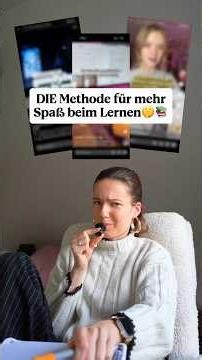 Mit dieser Methode hast du mehr Spaß am Lernen🤫📚