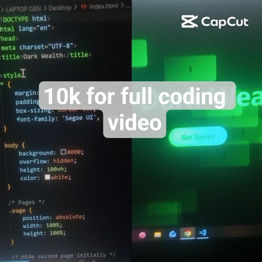 second website 😇#unfrezzmyaccount #coding #coding #foryou #foryou #webdevelopment #programming #html