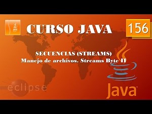 Java Course. Streams V. Writing Byte Streams Files II. Video 156