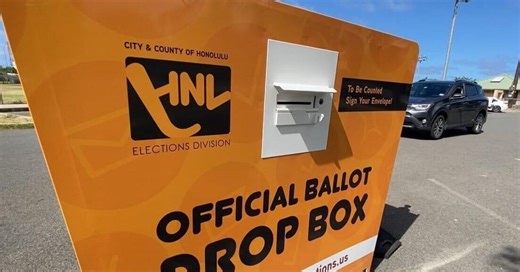 Ballot drop box locations across Hawaii
