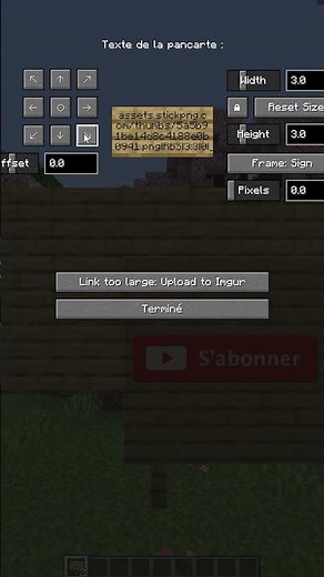 AFFICHER des IMAGES sur MINECRAFT !? (Signed Paintings) #minecraft #mod #minecraftshorts