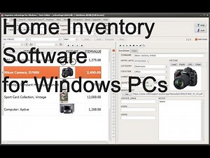 Home Inventory Software for Windows PCs