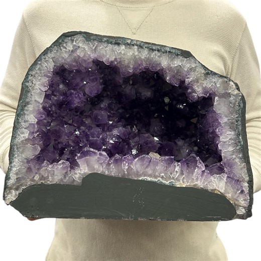 Natural Purple Amethyst Cathedral 35.05 Lbs | Standing Geode Cave Color Crystal 9” W/ Base | Home Office Décor - Etsy