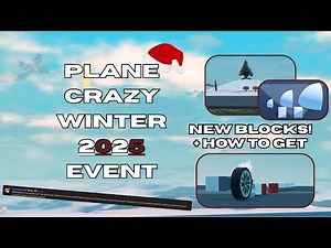 Plane Crazy Winter 2025 EVENT! NEW BLOCKS + HOW TO GET