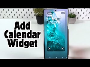 How to Set Up a Calendar Widget on Your Samsung Galaxy S25 Ultra Lock Screen