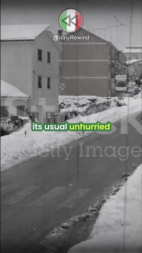 Italy's Epic Snowfall of '85 A Winter Tale That Went Viral!