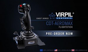 Virpil CDT-Aeromax Mid-Range Flight Stick Available Now for Pre-Order