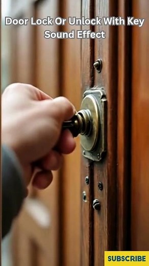 Door Lock Or Unlock With Key Sound Effect #shorts #soundeffect #viral #trending
