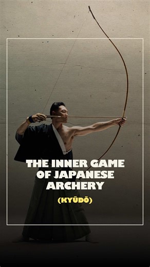 In Japanese archery, the hardest part isn't aiming, it's releasing the arrow without deciding when to release it. This practice is called