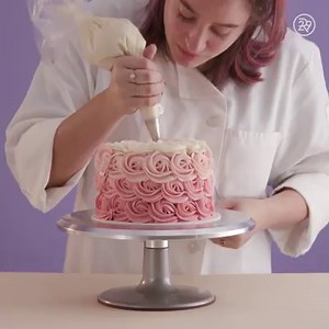 97K views · 83 reactions | A pretty pink cake to get us through these winter blues  (Magnolia Bakery) | RSVP | Facebook
