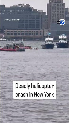 At least 5 killed when helicopter with tourists from Spain crashes into Hudson River in NYC