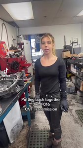Part 1 Putting back together theJF016 CVT Transmission. #fyp #foryou #mechanic #mechanicshop #mechanicgirl #womenintrades #technician #carservice #cars #cargirl #femalemechanic#tiktok #reels #reelsfb #transmission | Daimee Charisma Rosales