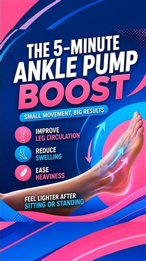 Do This 5-Min Exercise to Boost Leg Circulation Instantly! LEG PAIN RELIEF