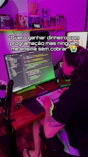 Quero ganhar dinheiro com programação mas ninguém me ensina sem cobrar...