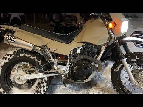 (Re-Upload) Installing Quiet Core Insert On A DG V2 Slip On Exhaust On The 2009 Yamaha TW200