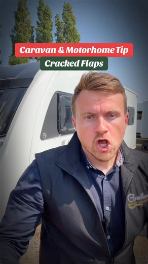 Caravan & Motorhome Tip! Stop hitting your external flaps. You might end up cracking them 🤦‍♂️ Open and close them the right right to prevent cracked flaps 👌 #caravantip #motorhometip #caravans #motorhomes #campers #camping #caravan #caravanlife #caravan #motorhome | Grantham's
