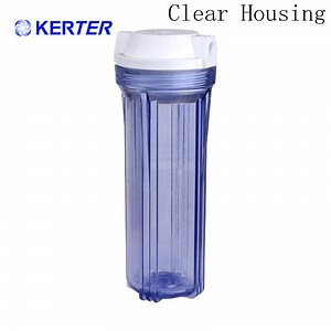 [Hot Item] 10 인치 길이 투명 수돗물 필터 하우징 수돗물 정화기 부품