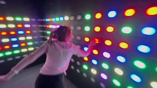 Energetic Dance Party with LED Lights and Music