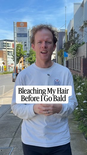 21K views · 1.8K reactions | You all wanted me to bleach my hair before I go bald so here it is. It’s time to go platinum blonde before I go bald next week. Thanks to @shavershopau for getting on board my ridiculous idea of a ‘Bucket List For My Hair’. Check out their Black Friday deals on now, I know I certainly am hahaha | Adam and Symon | Facebook