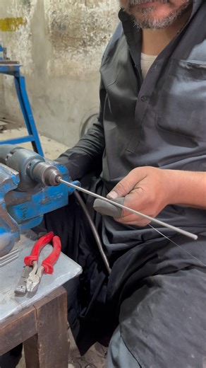 Simple Spring Making with Electric Drill Machine | Steel Wire Spring #diy #shortsvideo