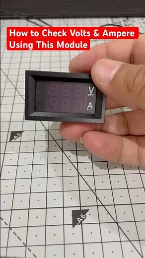 ⚡ DIY Digital Voltmeter & Ammeter Module Test! 🔋#electronic #arduino