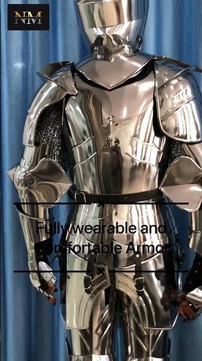 Full Suit of Armor Wearable Larp Halloween Costume