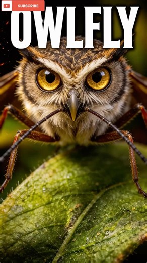 This Owlfly Hunts Like a Flying Sniper
