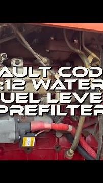 97:12 Water in fuel level prefilter | JLG Engine