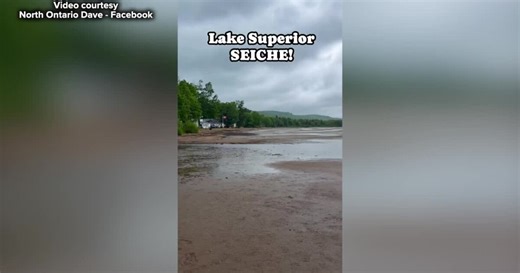 'Significant meteotsunami & seiche' on Lake Superior changed water levels by nearly 4 feet in 2.5 hours