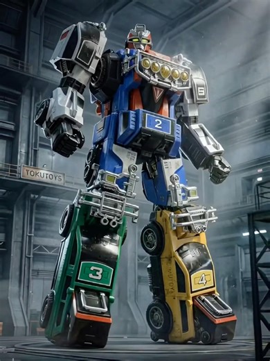 Turbo Megazord Online 🔥​#PowerRangers #Turbo #Carranger #Megazord #fanart #fanmade #digitalvisual